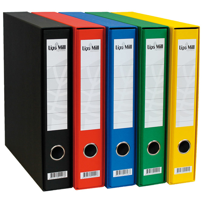 000013389 Registrator A4 uski u kutiji Lipa Mill 004148 (18633) žuti - Slika 1