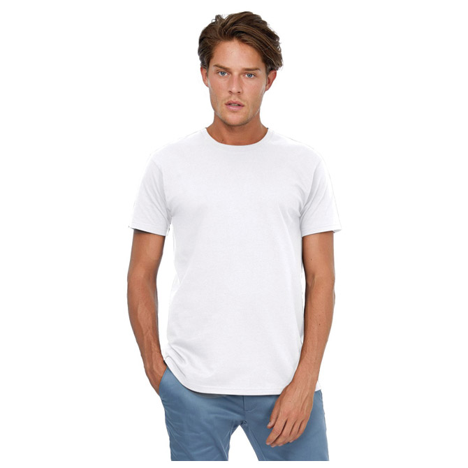 Majica kratki rukavi B&C #E190 bijela 3XL