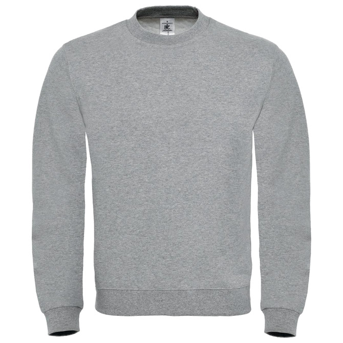 Majica dugi rukavi B&C ID.002 280g svijetlosiva 3XL!!