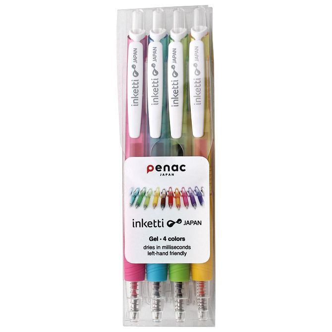 Olovka kemijska gel grip Inketti pk4 Penac sortirano