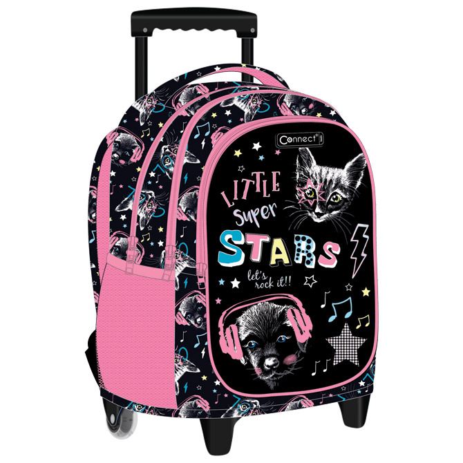 Ruksak školski s kotačićima Super Star Pets 24.Connect basic!!