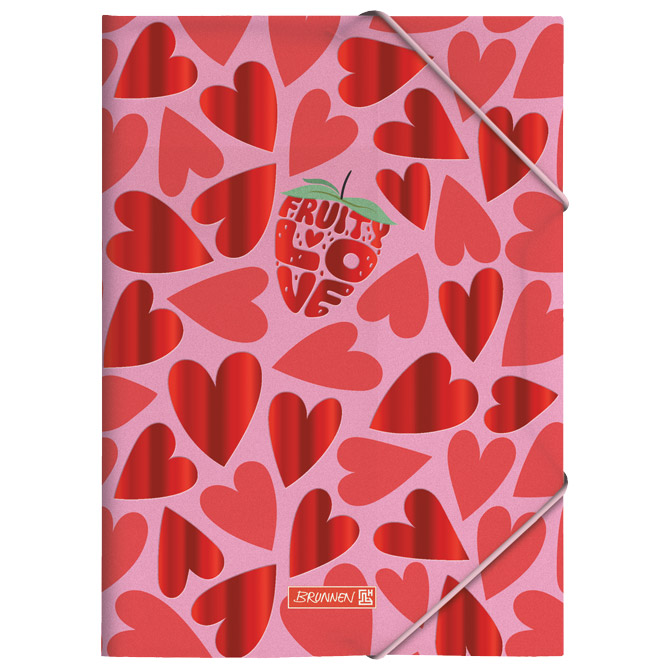 Fascikl klapna s gumicom pp A4 Fruity Love Brunnen 10-41604 522