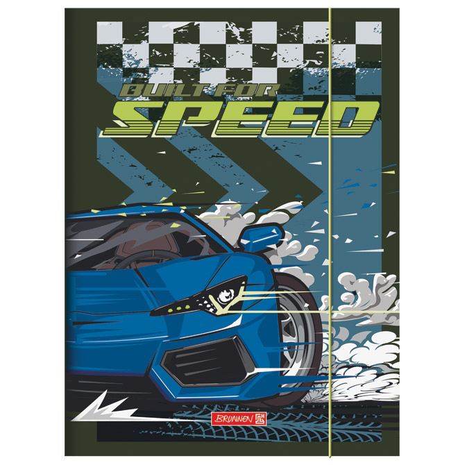 Fascikl klapna s gumicom karton A3 Fast Wheels Brunnen 10-47030 521