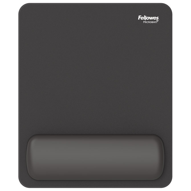 Podloga za miša s jastučićem Microban Breyta Fellowes 100142555 crna