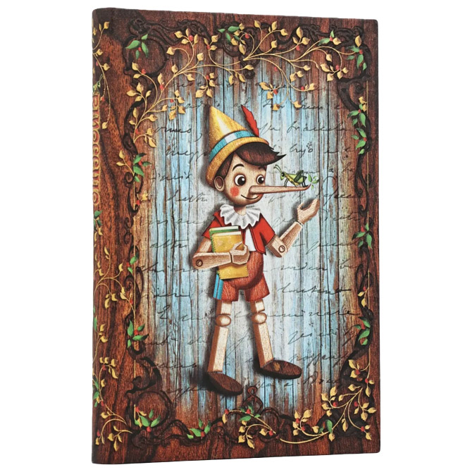 Notes 9x14 cm-mini crte 88 L s gumicom Pinocchio Paperblanks PB1530-8