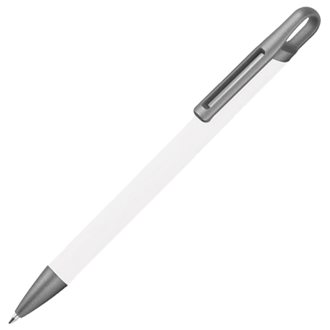 Olovka kemijska metalna gumirana Needle point Karoline Macma 1444006 bijela