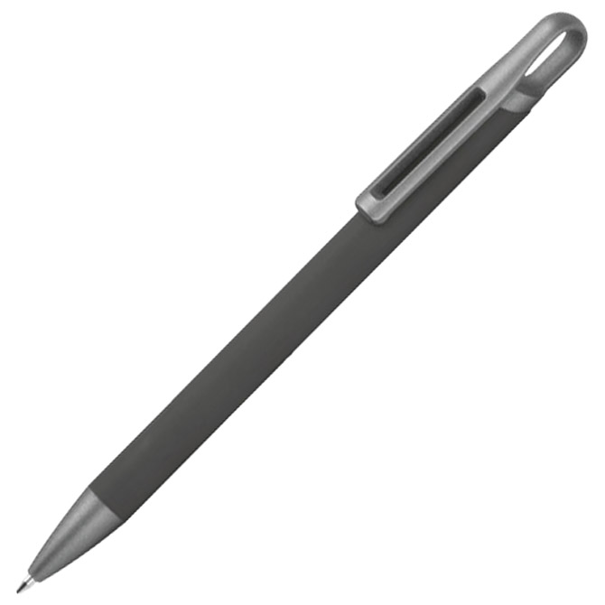 Olovka kemijska metalna gumirana Needle point Karoline Macma 1444077 siva