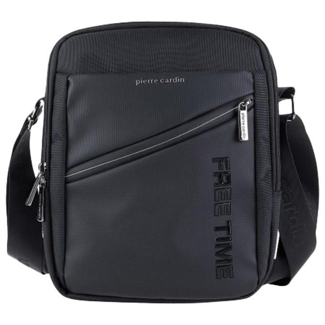 Torba na rame unisex Pierre Cardin 8155 crna