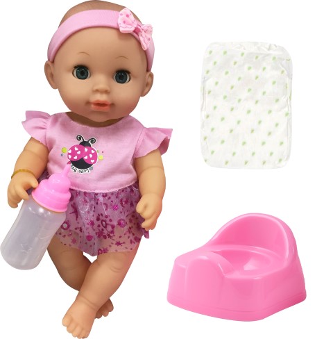 RL beba s kahlicom i pelenom, 30 cm 8123