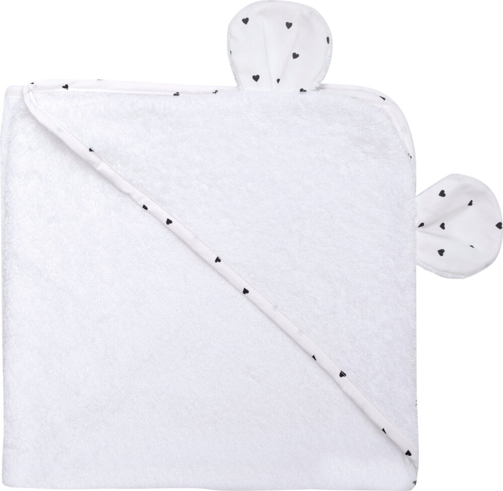 BUBABA BY FREEON ručnik 75x75 cm bijeli sa srcima white 48136