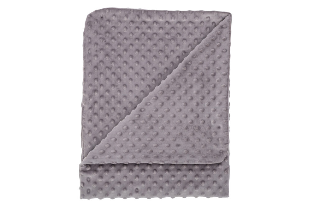 BUBABA BY FREEON dekica Minky, 75x90 cm grey 84034