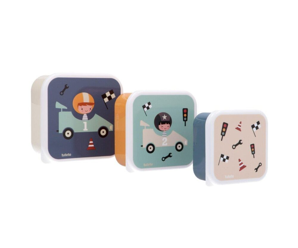 3 Speed Racers Lunch Boxes