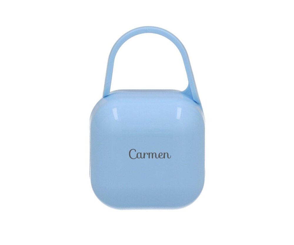 Personalised Soother Case Grey