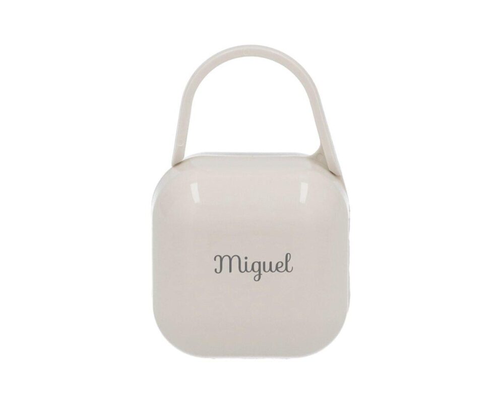 Personalised Soother Case Grey