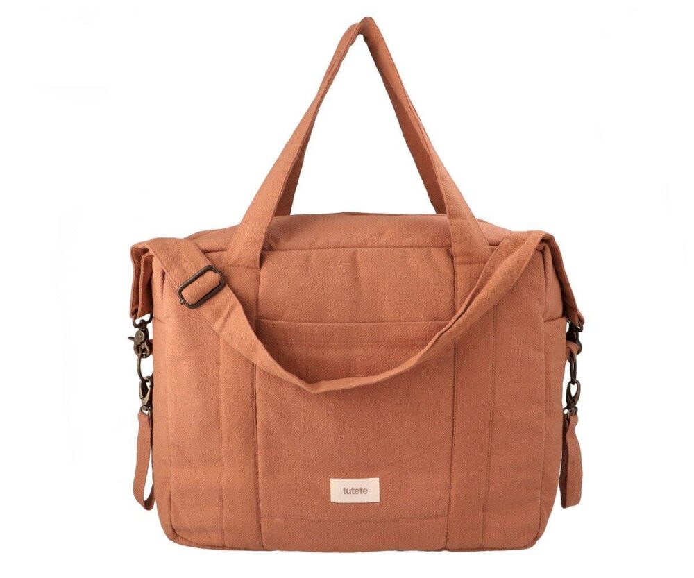 Bolso Carro "Upcycling Cotton" Brown