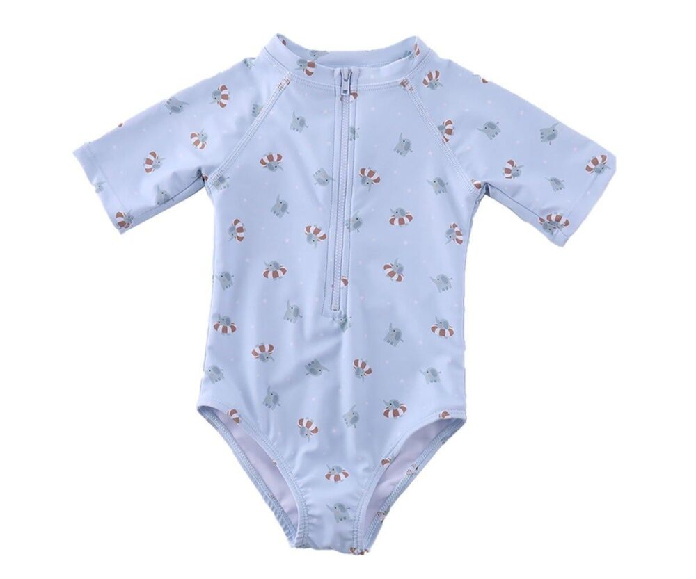 Swimsuit with Zipper Baby Elephant