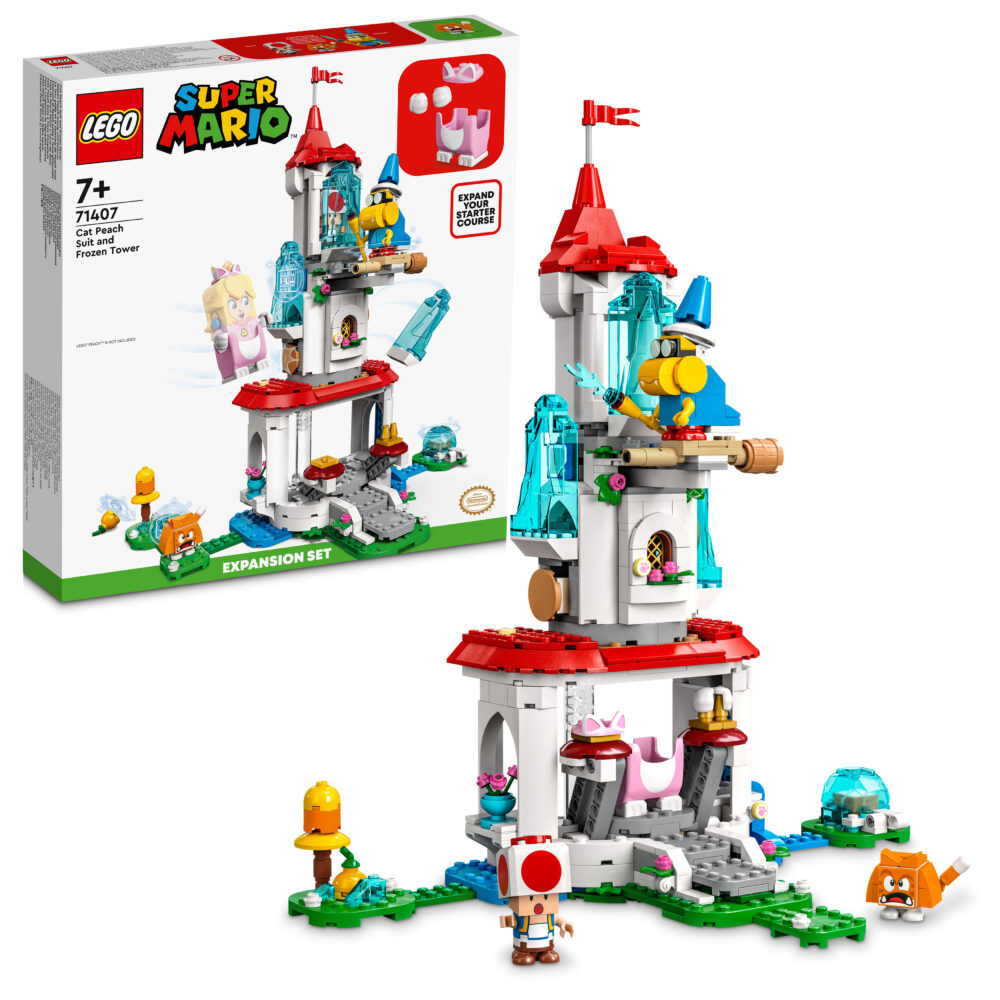 LEGO® SUPER MARIO™ 71407 Kostim Cat Peach i ledeni toranj – proširena staza