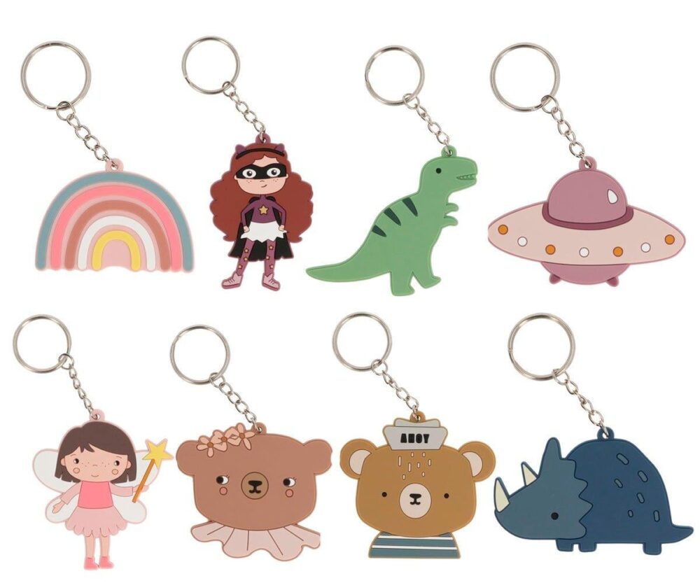Pack 30 Keychains Silicone Tutete 2023