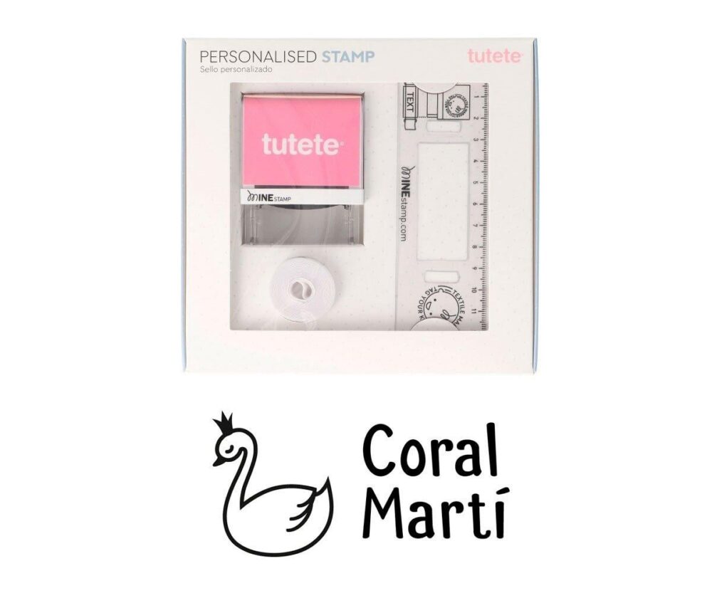 Swan MINE Personalize Fabric Stamp