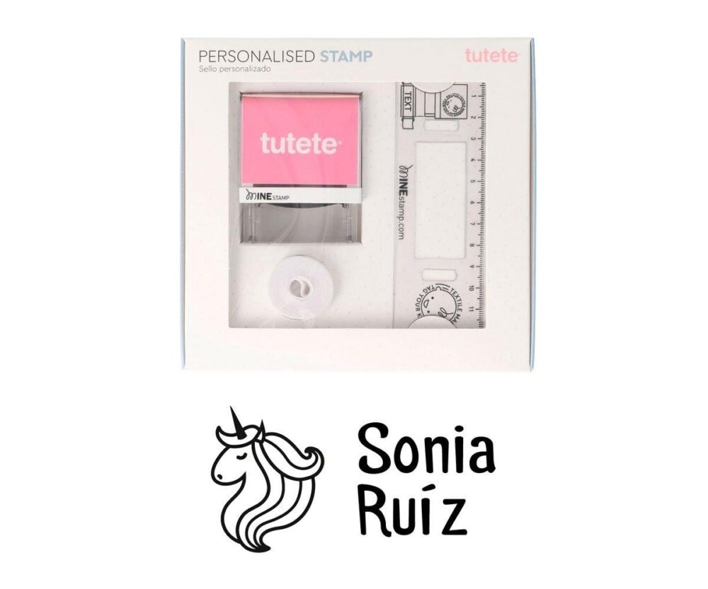 Unicorn MINE Personalize Fabric Stamp