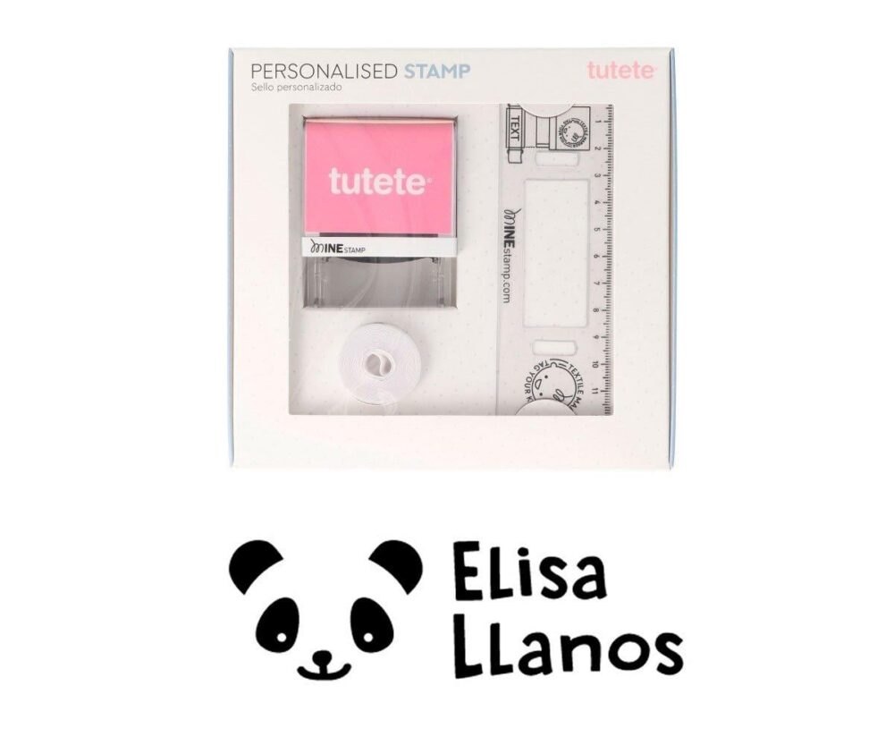 Panda MINE Personalize Fabric Stamp