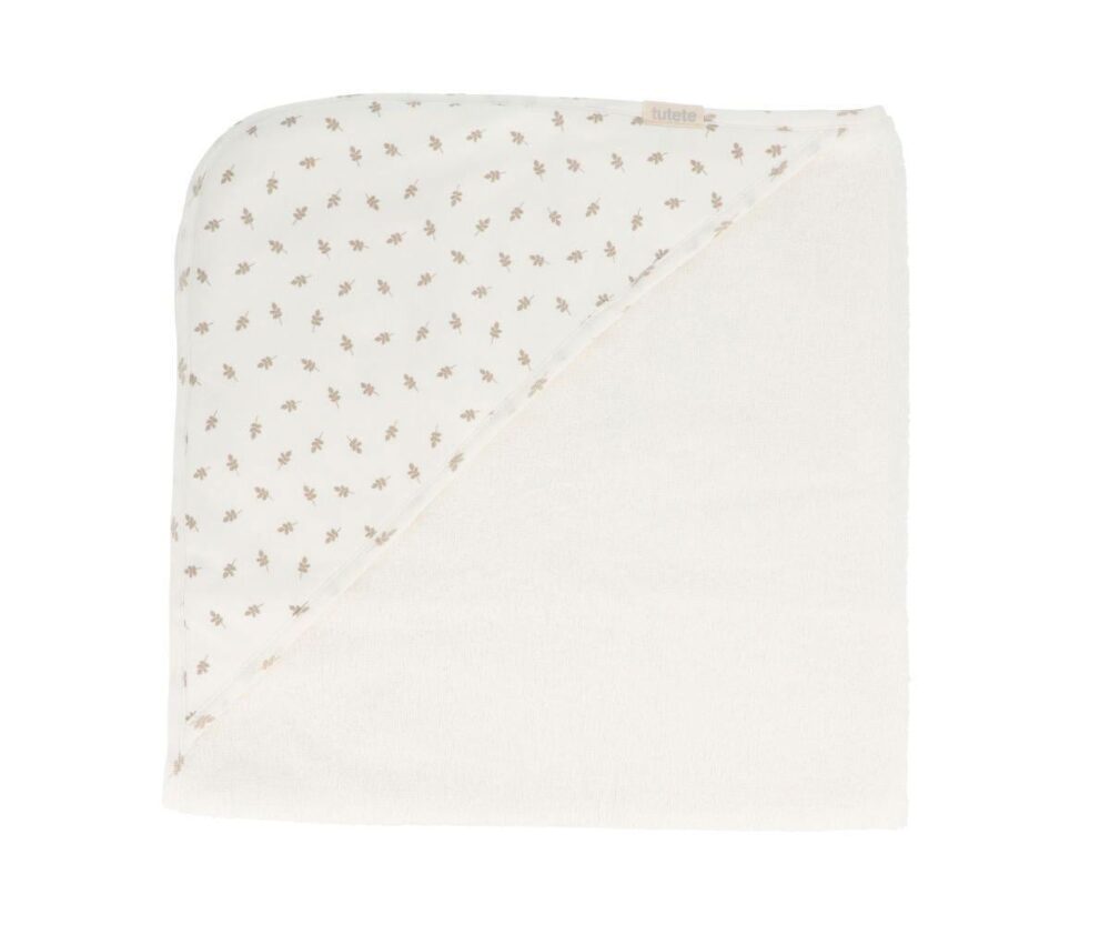 Capa Bath Tutete Leaves White Personalised