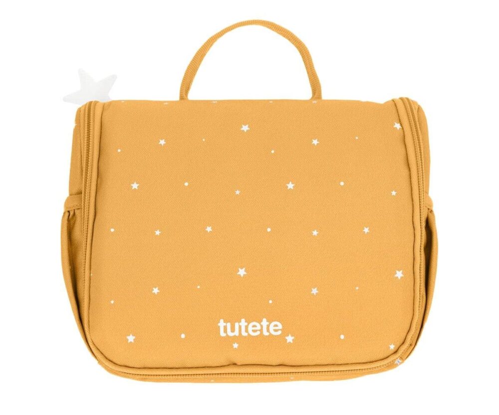 Travel Toiletry Bag Tutete Stars Mustard