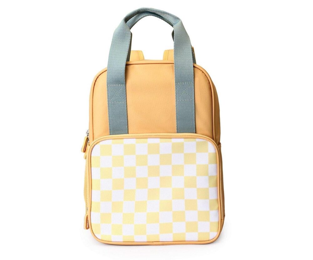 Scout Backpack Stripes Yellow Chess
