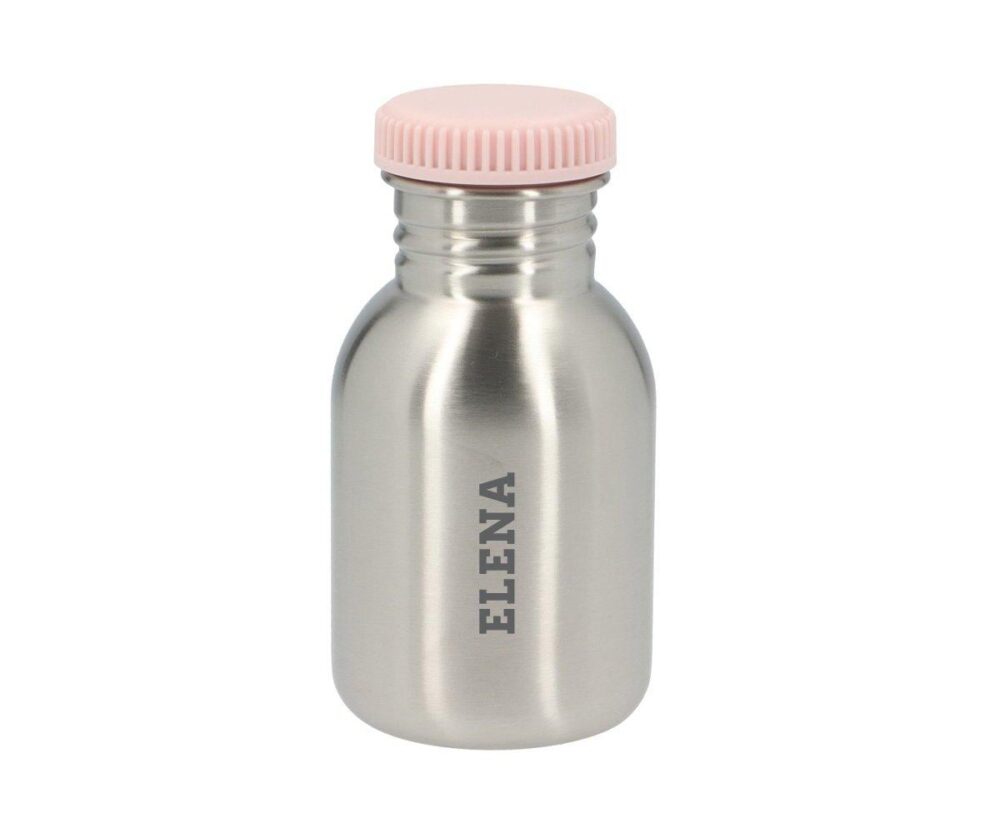 Personalized Basic Steel Bottle 350ml Cotton Pink