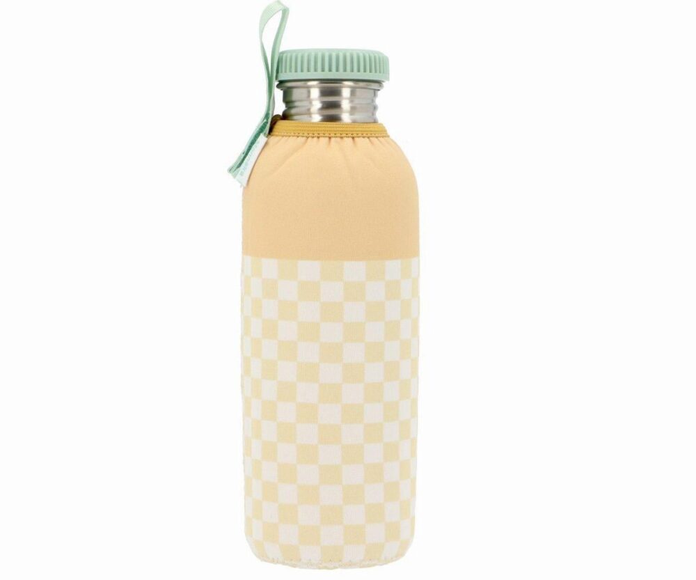Customizable Steel Bottle Yellow Chess 750ml