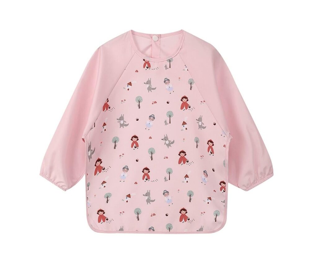 Long Sleeved Bib Little Red