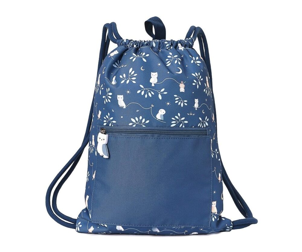 Personalized Waterproof Drawstring Backpack Magical Forest