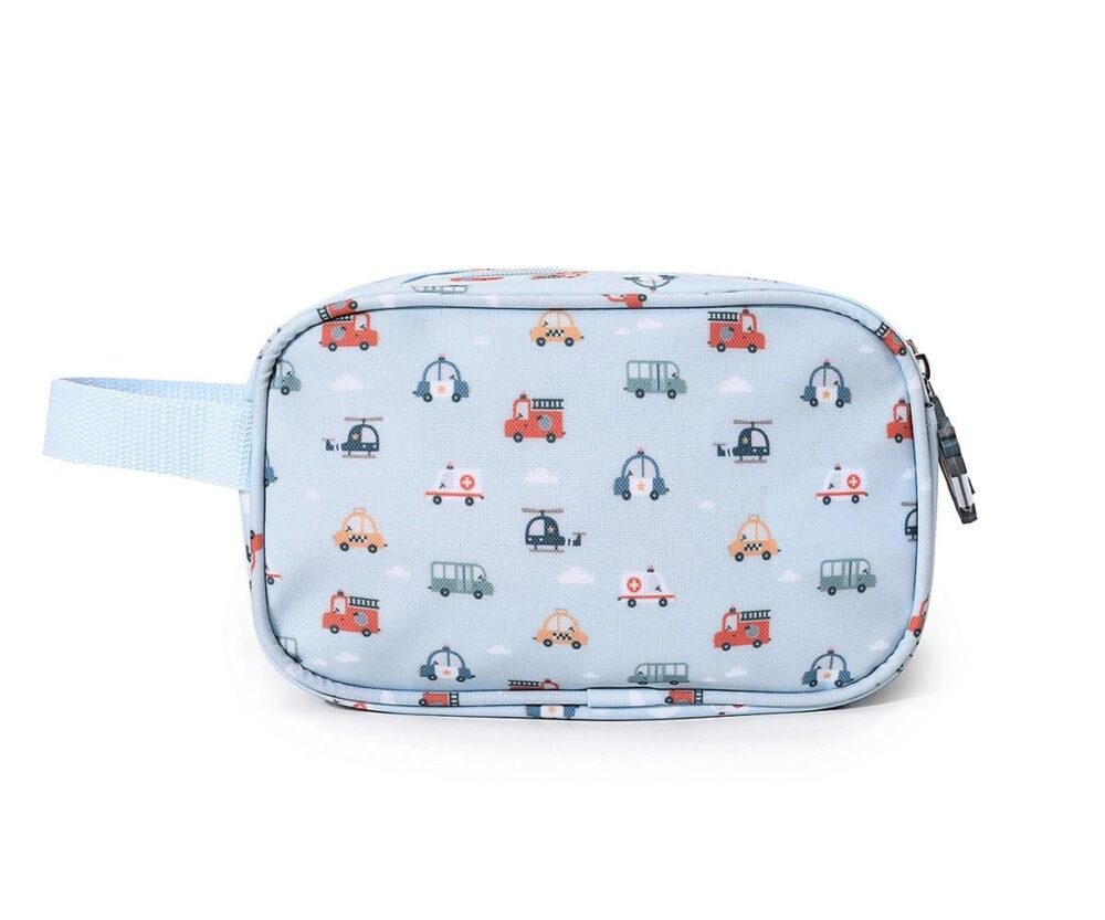 Personalized Kids Toiletry Bag City Cars