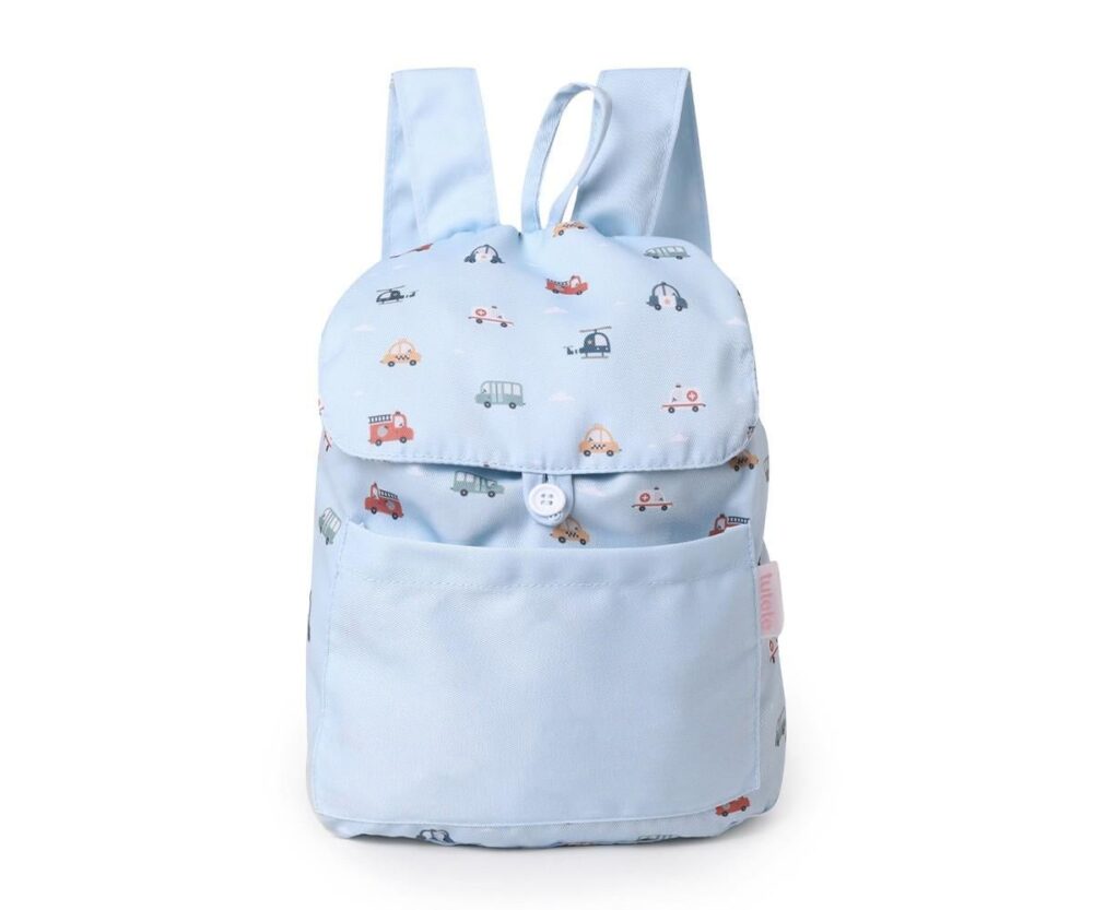 Personalized Small Fabric Backpack City Cars