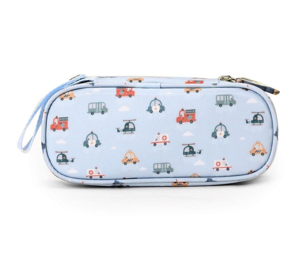 Personalized Insulated Snack Pouch City Cars