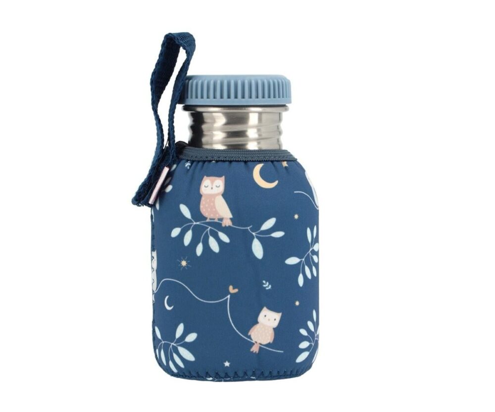 Personalized 350ml Steel Bottle with Sleeve Magical Forest