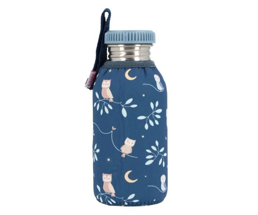Personalized 500ml Steel Bottle with Sleeve Magical Forest