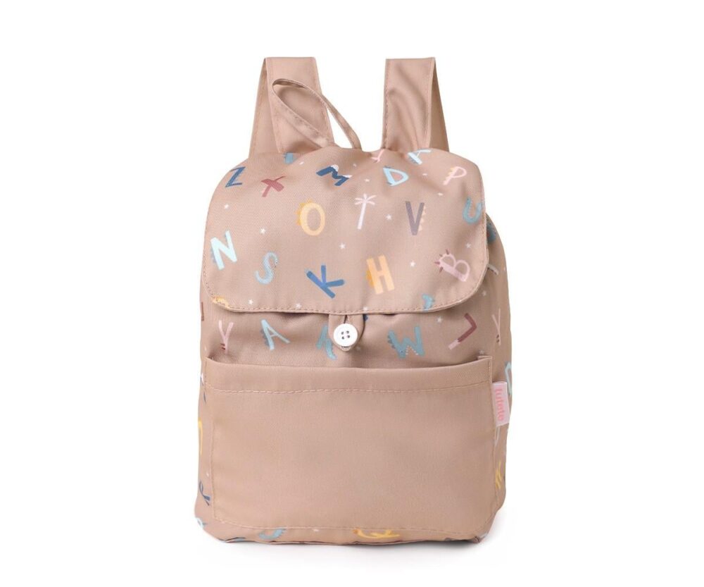 Personalized Small Fabric Backpack Funny Letters