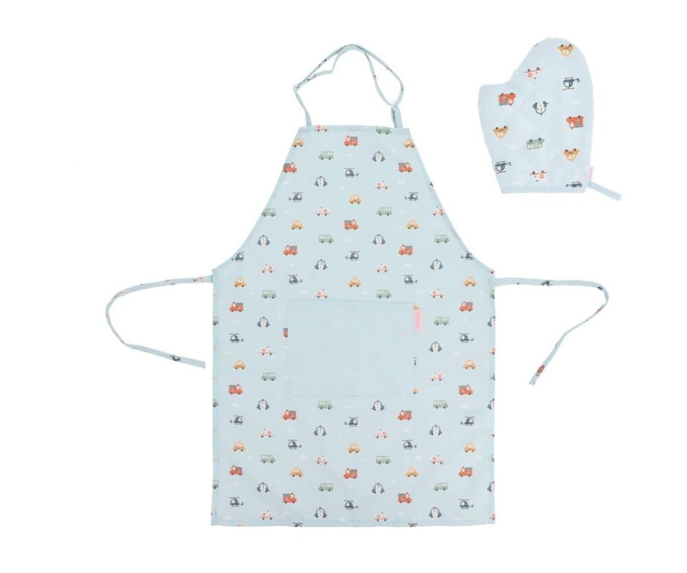 Set Gloves and Apron Customizable City Cars