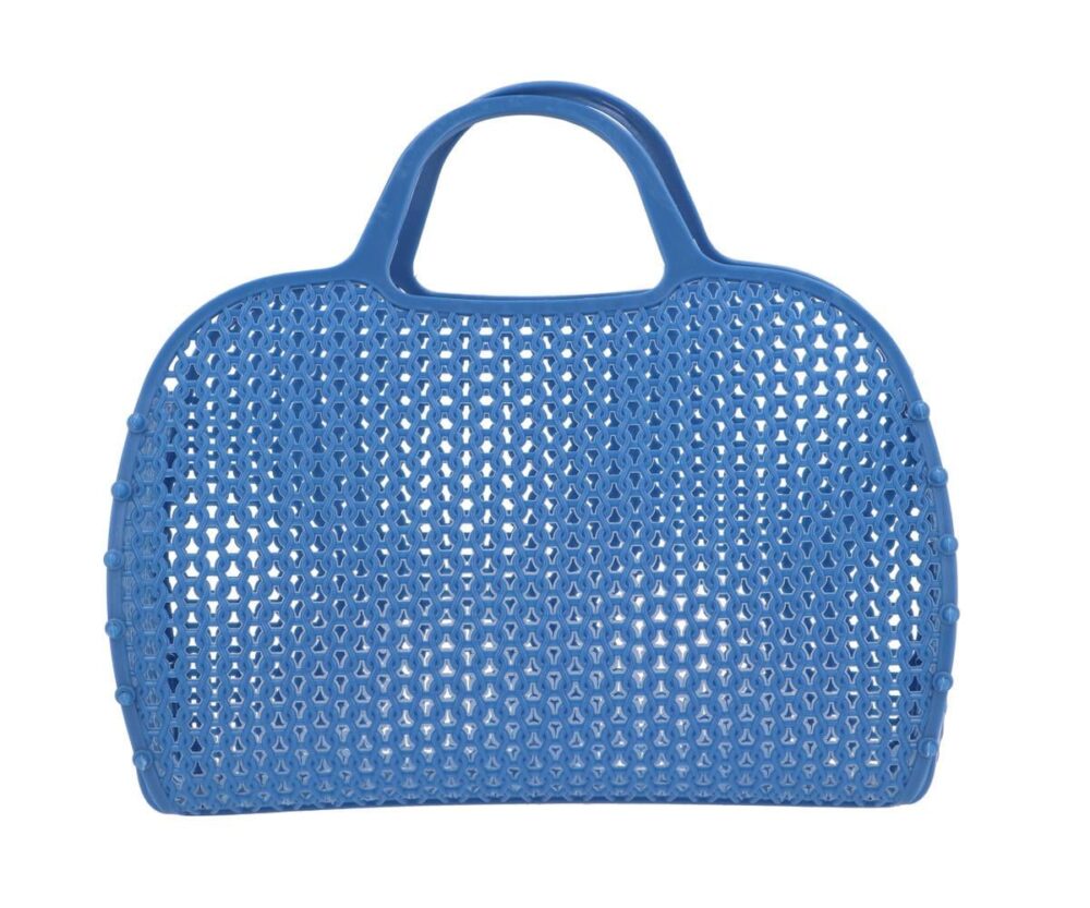 Vintage Retro Basket Azure