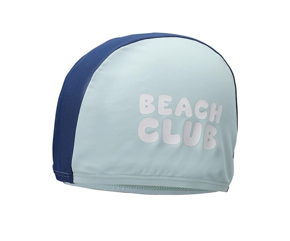 Kids Swim Cap Stripes Blues & Beyond