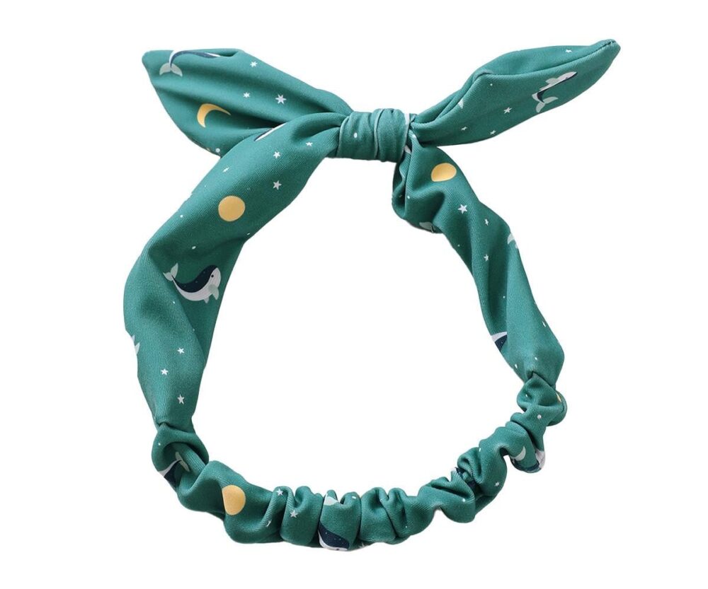 Headband Whale Teal