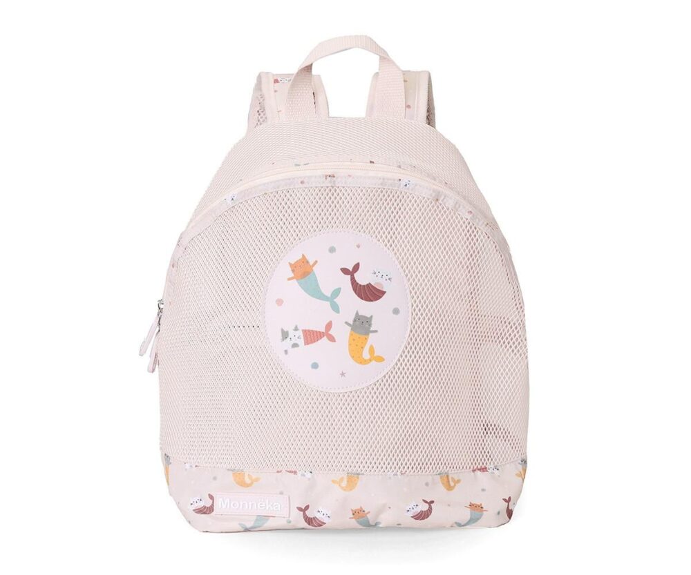 Sand Free Beach Backpack Mermaid Cats