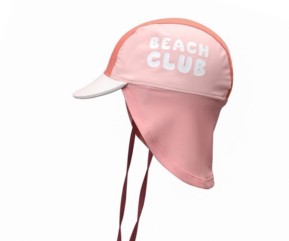 Baby Beach Hat Stripes Bloom & Blush