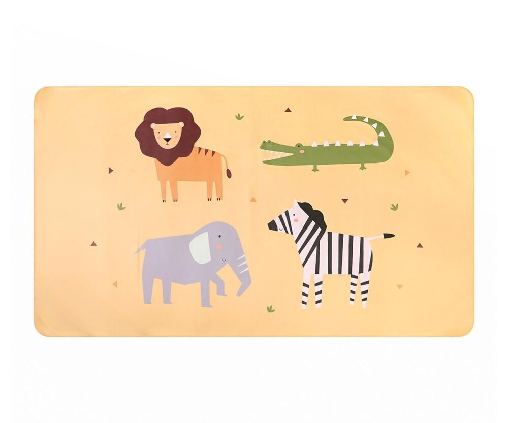 Personalized Microfiber Beach Towel Wild Animals