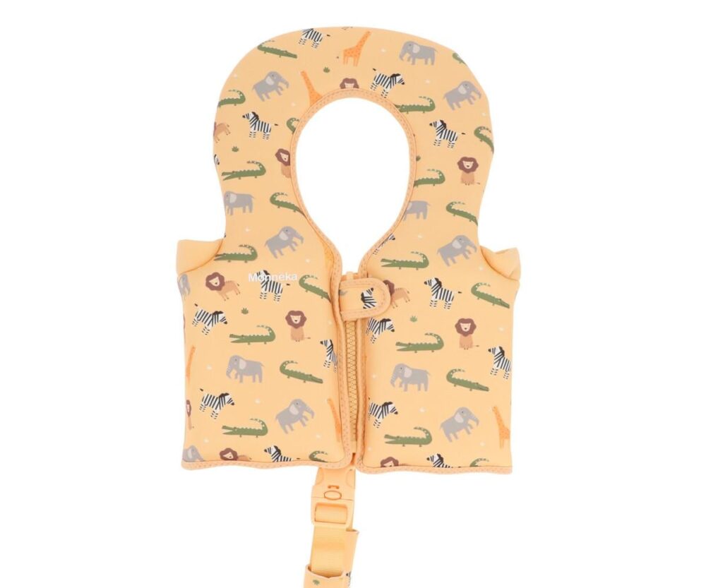 Swim Learning Vest Wild Animals Size 1-2