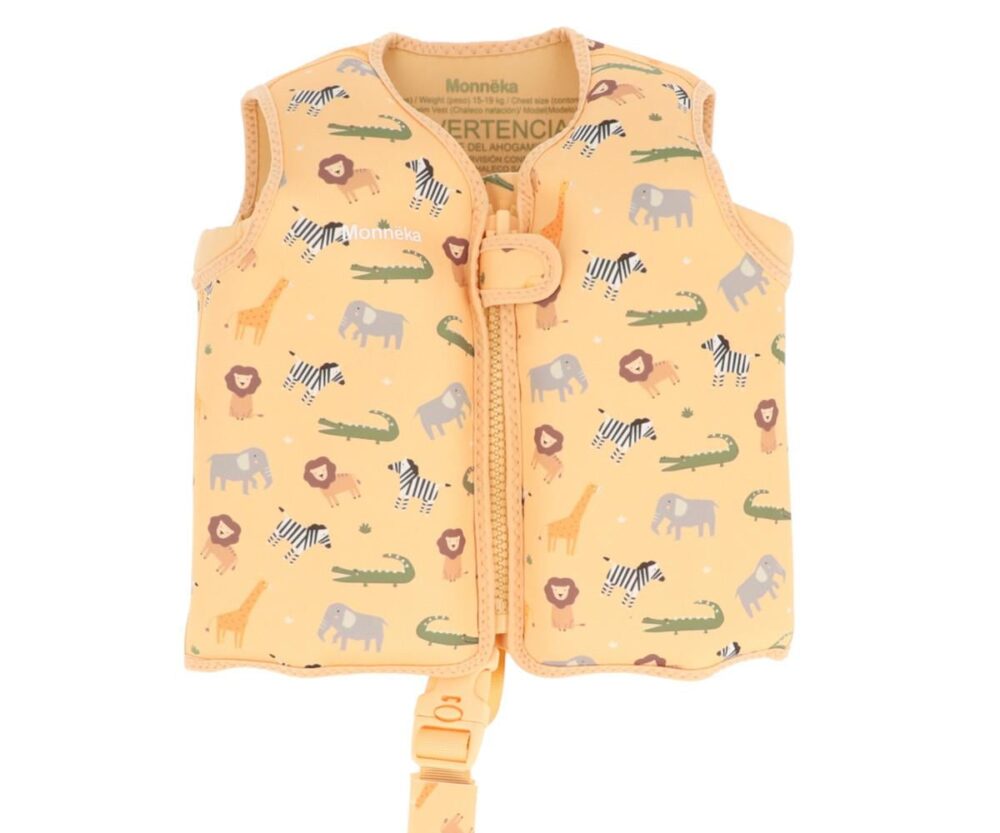 Swim Learning Vest Wild Animals