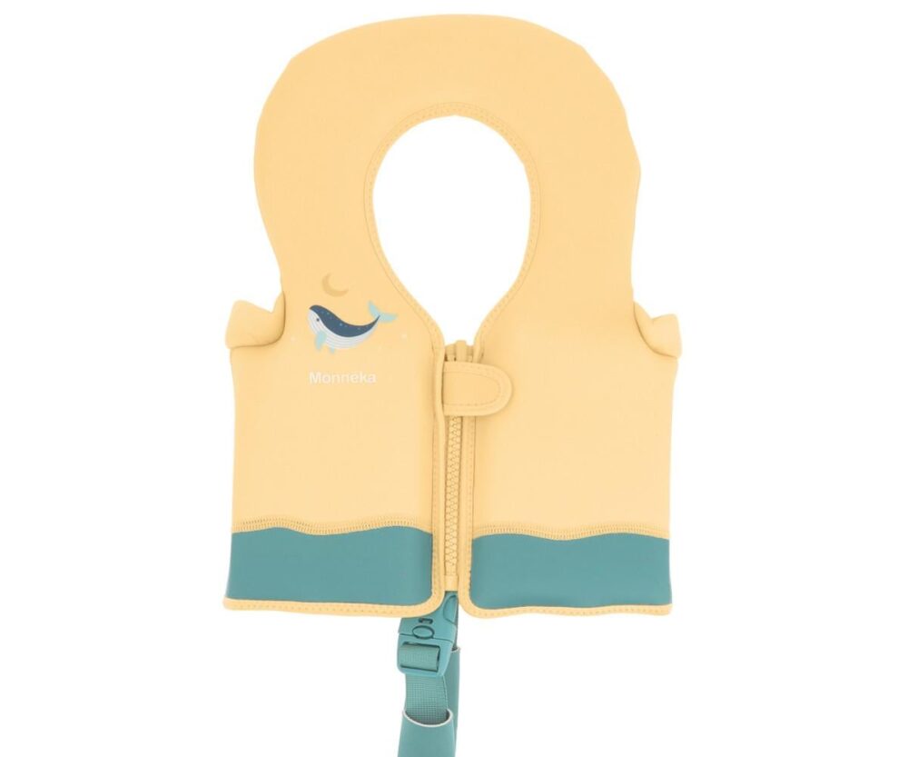 Swim Learning Vest Whale Teal Size 1-2