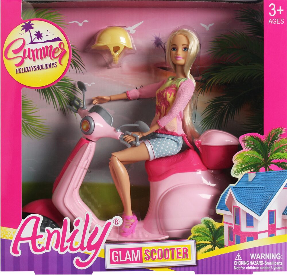 MASEN TOYS lutka na skuteru 32089