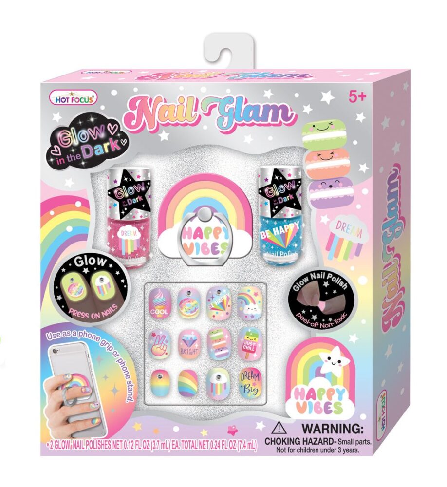 HOT FOCUS set za nokte Glam Rainbow 024RB